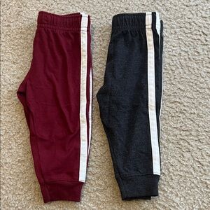 Garanimals Burgundy and Black Kids' Joggers